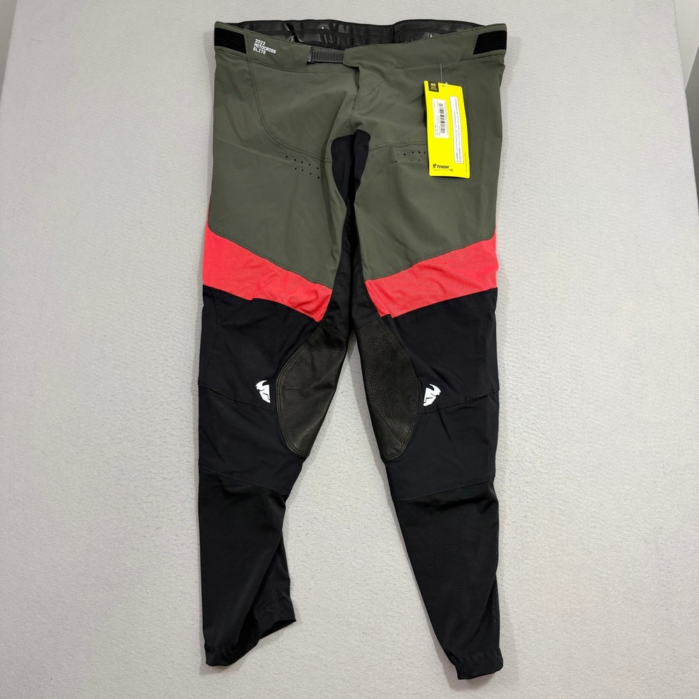 Thor Motocross Pants Mens 40 Green Prime Status 2022 Elite Racing 2901-9399